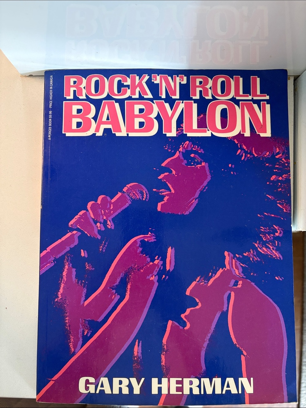 Vintage 1982 Rock ‘n’ Roll Babylon Softcover Book- by Gary Herman